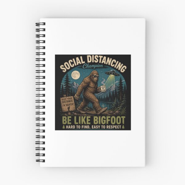 Item preview, Bigfoot social distancing champion designed and sold by DuskFirefly.