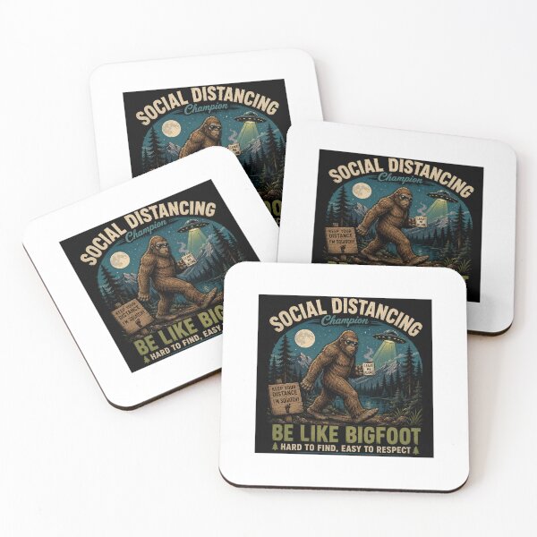Item preview, Bigfoot social distancing champion designed and sold by DuskFirefly.