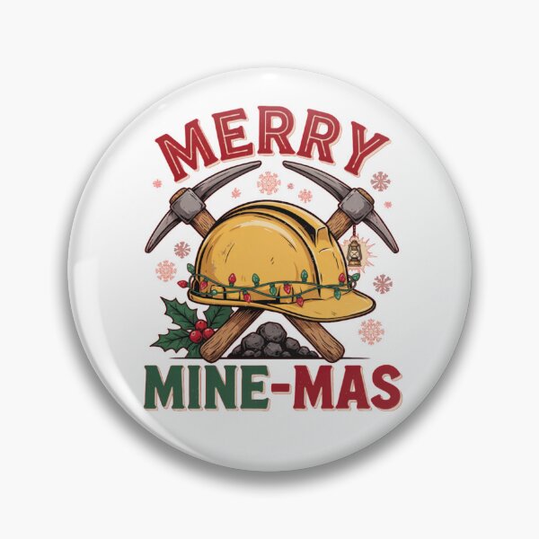 Item preview, Merry Mine-Mas Funny Christmas Miner designed and sold by Nzgiftsandmore.