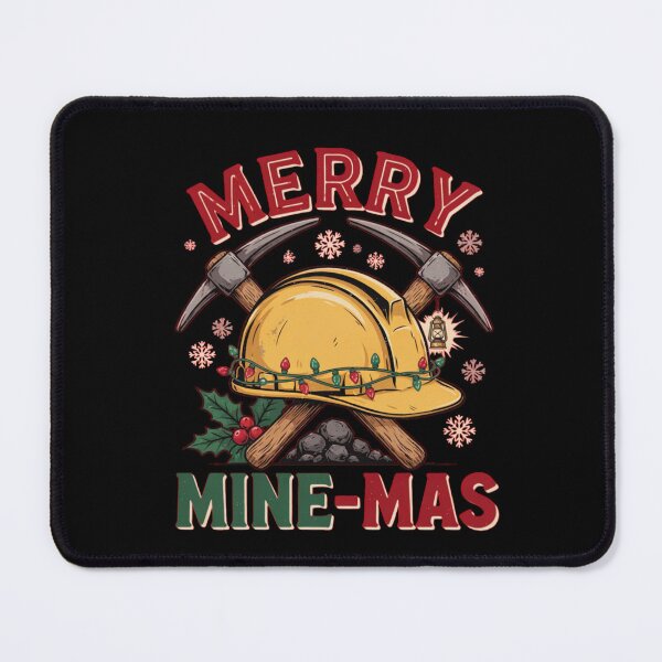 Item preview, Merry Mine-Mas Funny Christmas Miner designed and sold by Nzgiftsandmore.