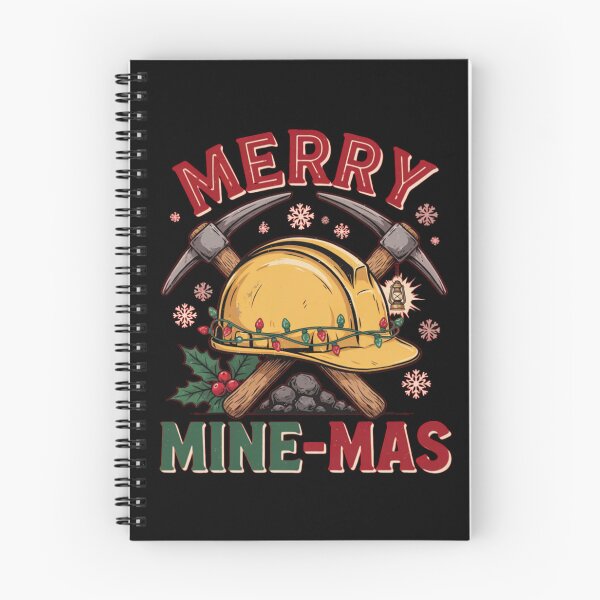 Item preview, Merry Mine-Mas Funny Christmas Miner designed and sold by Nzgiftsandmore.