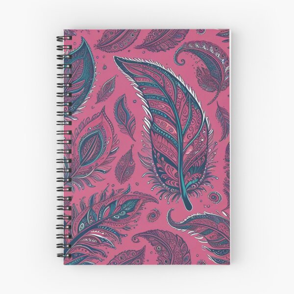 Item preview, Vibrant Pink Ornamental Feather Pattern designed and sold by Harmonic_Layers.