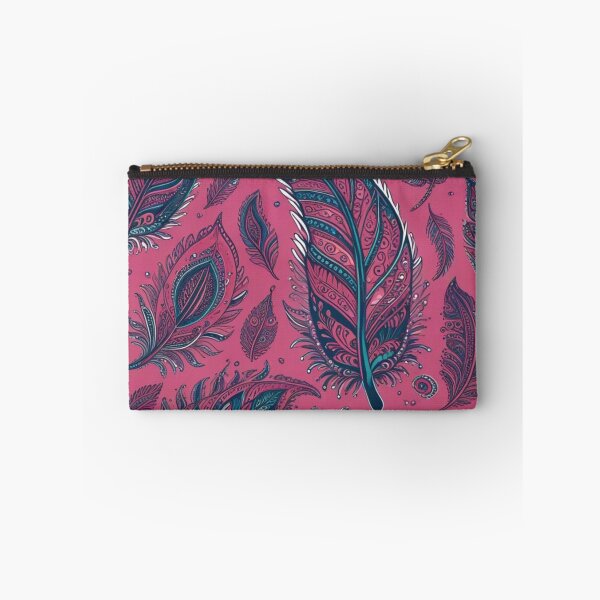Item preview, Vibrant Pink Ornamental Feather Pattern designed and sold by Harmonic_Layers.