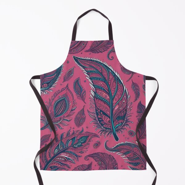 Item preview, Vibrant Pink Ornamental Feather Pattern designed and sold by Harmonic_Layers.