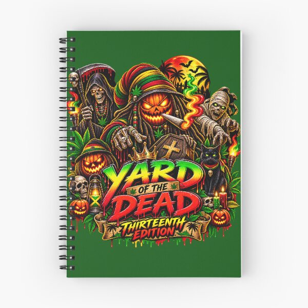 Item preview, Yard of the Dead 13th Edition - Rasta Zombie Pumpkin Reggae Halloween designed and sold by digitalbob60.