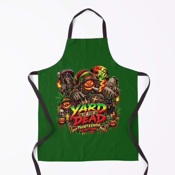 Item preview, Yard of the Dead 13th Edition - Rasta Zombie Pumpkin Reggae Halloween designed and sold by digitalbob60.
