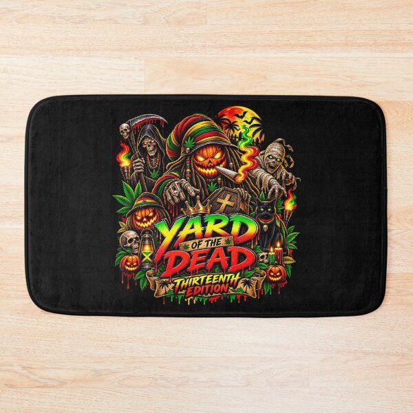 Item preview, Yard of the Dead 13th Edition - Rasta Zombie Pumpkin Reggae Halloween designed and sold by digitalbob60.