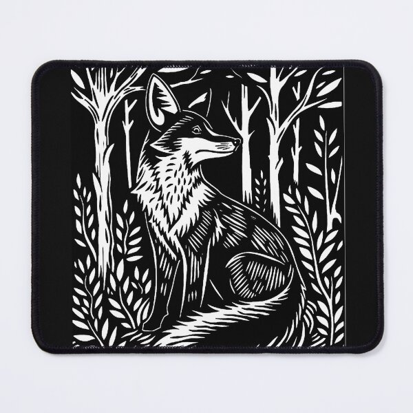 Item preview, Fox Woodcut designed and sold by ViaARTfactory.
