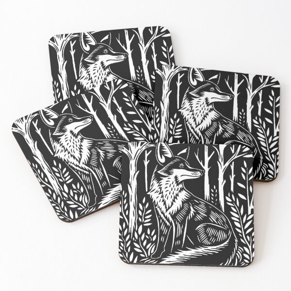 Item preview, Fox Woodcut designed and sold by ViaARTfactory.