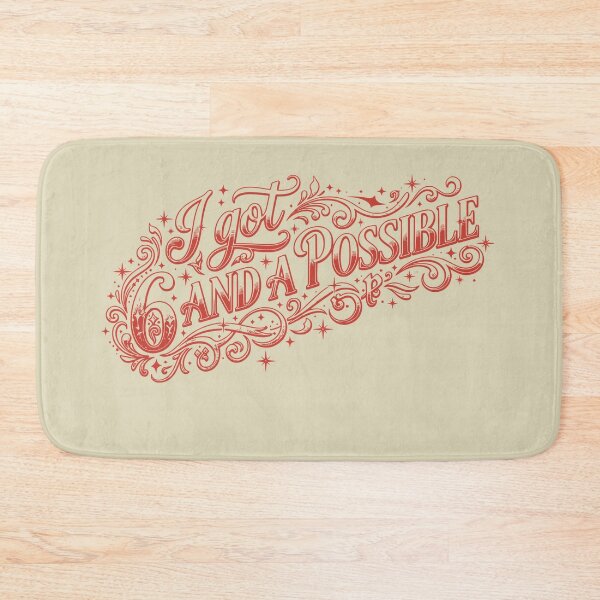 Item preview, I Got A 6 And A Possible Spades Card Game Vintage Typography Graphic designed and sold by RahniNM.