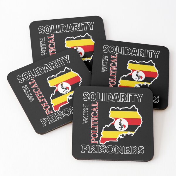 Item preview, Solidarity With Political Prisoners Uganda Map designed and sold by onlytiggokk.
