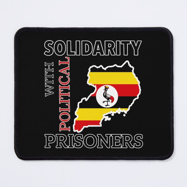 Item preview, Solidarity With Political Prisoners Uganda Map designed and sold by onlytiggokk.