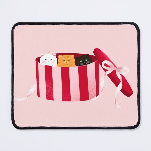 Item preview, All i want for christmas cute kitten themed gift box designed and sold by SolaceCatDesigns.
