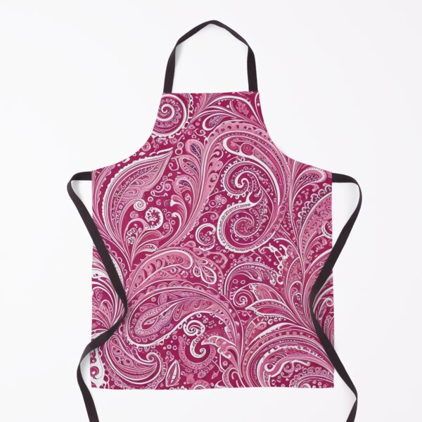 Item preview, Intricate Pink and White Swirling Paisley designed and sold by Harmonic_Layers.