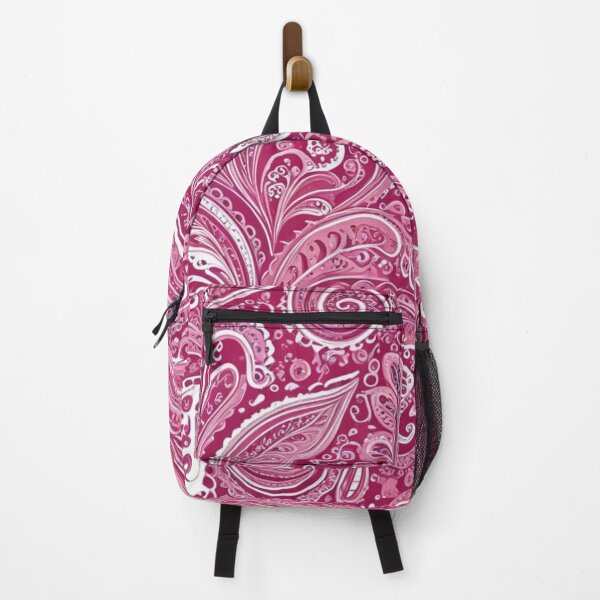 Item preview, Intricate Pink and White Swirling Paisley designed and sold by Harmonic_Layers.