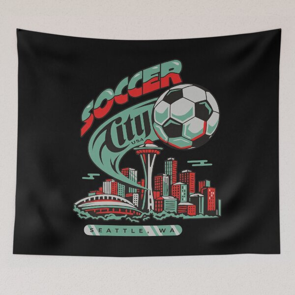 Item preview, Soccer City Usa Seattle Wa Seattle Skyline designed and sold by onlytiggokk.