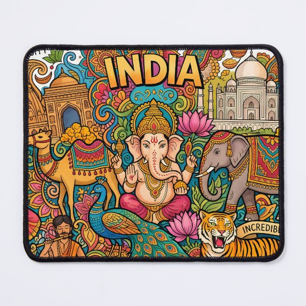 Item preview, Incredible India Culture Festival Doodle Illustration Art designed and sold by ART ATTACK ZONE.