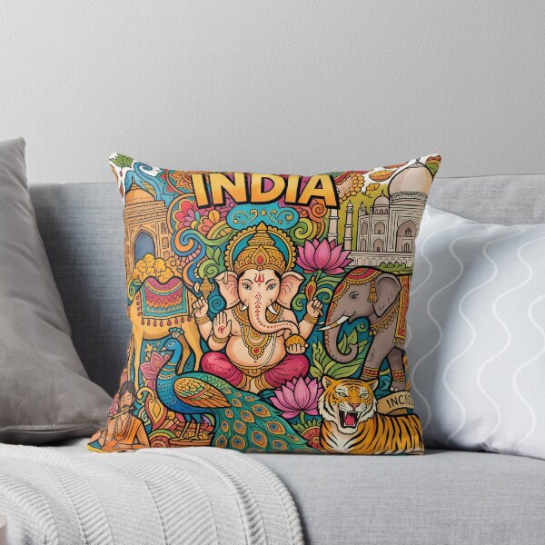 Item preview, Incredible India Culture Festival Doodle Illustration Art designed and sold by ART ATTACK ZONE.