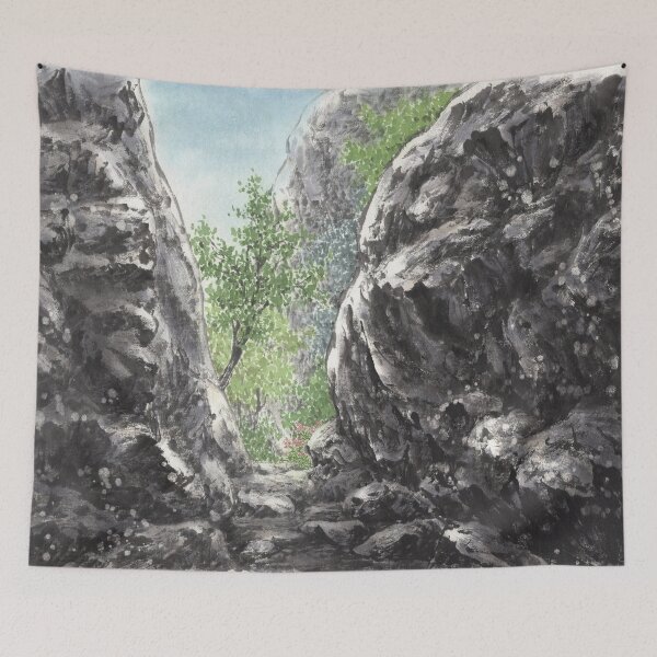 Item preview, August 12th birthday flower Oleander Landscape designed and sold by 366birthflower.