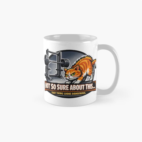 Item preview, This Cat Has Trust Issues With Squats Funny Sarcastic – Gym Cat Lover Fitness Design designed and sold by AYACHI90.