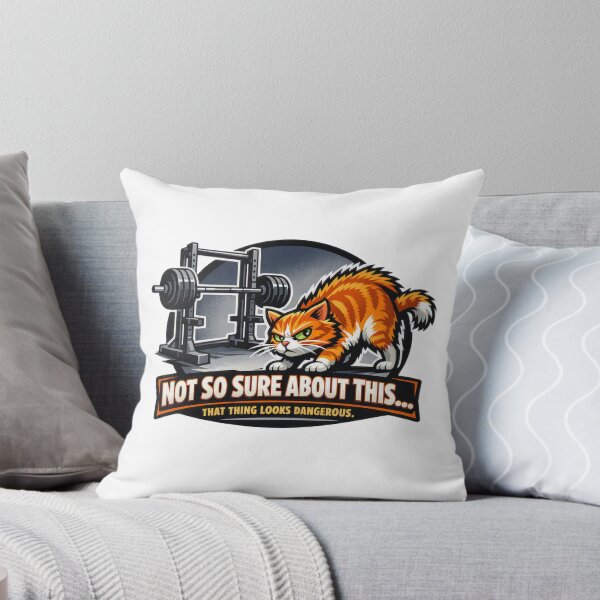 Item preview, This Cat Has Trust Issues With Squats Funny Sarcastic – Gym Cat Lover Fitness Design designed and sold by AYACHI90.