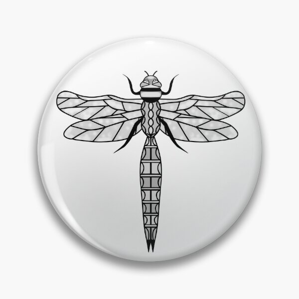 Item preview, Black And White Dragonfly designed and sold by Sartoris Art.