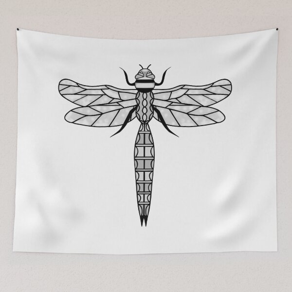 Item preview, Black And White Dragonfly designed and sold by Sartoris Art.