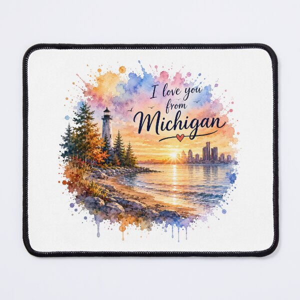 Item preview, Great Lakes Heartlight: Love from a Michigan Sunrise designed and sold by BlissBlvdShop.