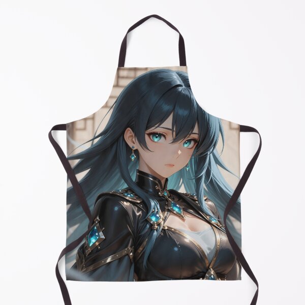 Item preview, Elegant Blue-Haired Arcane Mage with Turquoise Gems designed and sold by Killington.