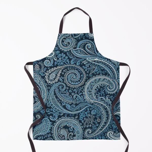 Item preview, Dark Blue Swirling Paisley Lace designed and sold by Harmonic_Layers.