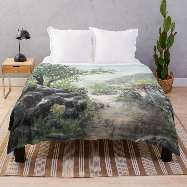 Item preview, August 13th birthday flower Goldenrod Landscape designed and sold by 366birthflower.