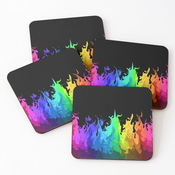 Item preview, Abstract Rainbow Fire Colorful designed and sold by TiredDoodleGuy.