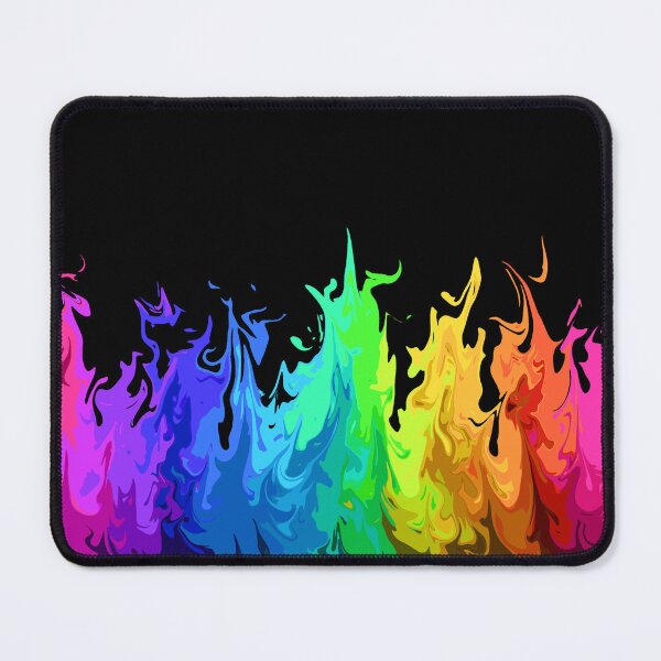 Item preview, Abstract Rainbow Fire Colorful designed and sold by TiredDoodleGuy.