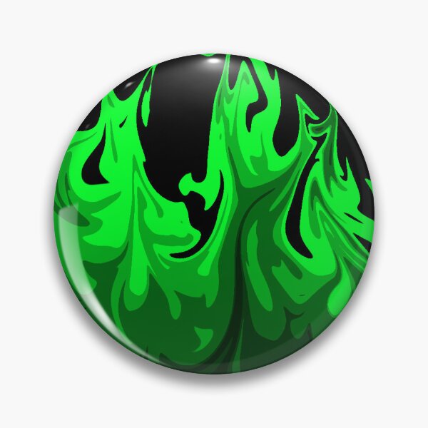 Item preview, Abstract Green Fire designed and sold by TiredDoodleGuy.
