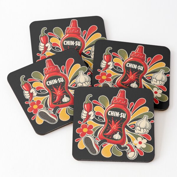 Item preview, Chin-Su – Hot Chili & Garlic Sauce Mascot designed and sold by Pop Pantheon & Trim Team.