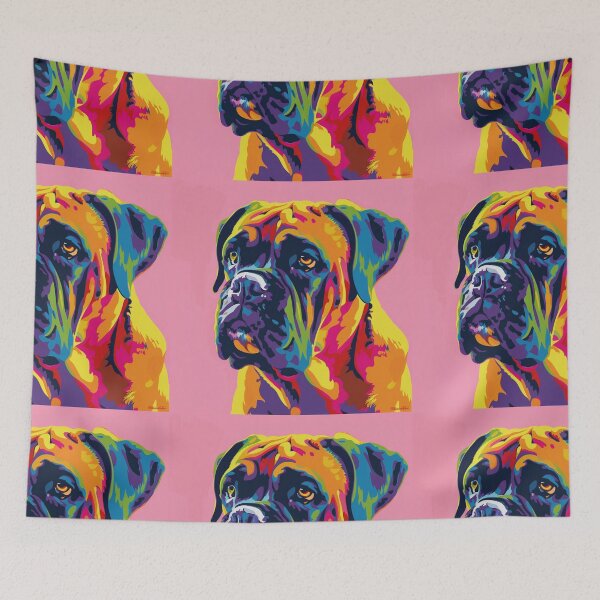 Item preview, Pop art Bullmastiff puppy dog designed and sold by MendaciousMina.