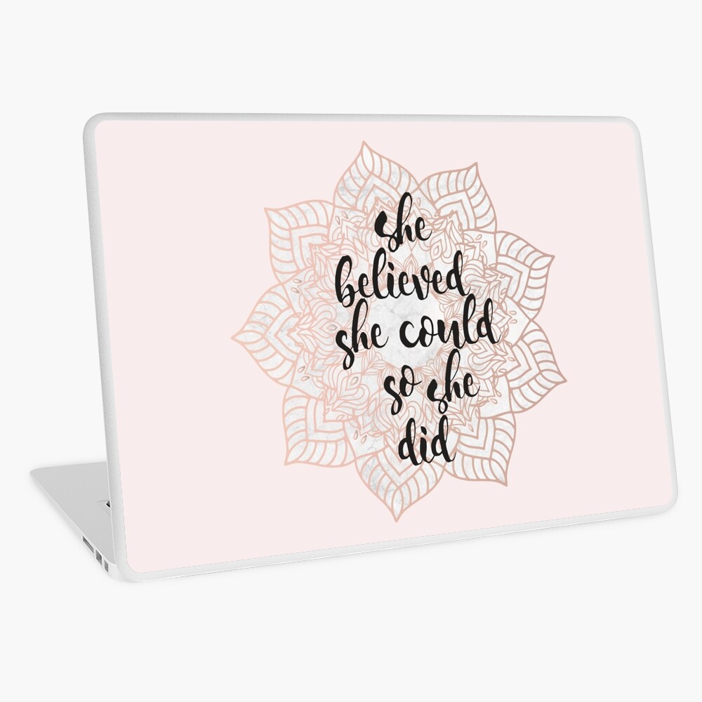 She Believed She Could So She Did Adult Coloring Book with Inspirational  Quotes - Cute Notebooks + Journals