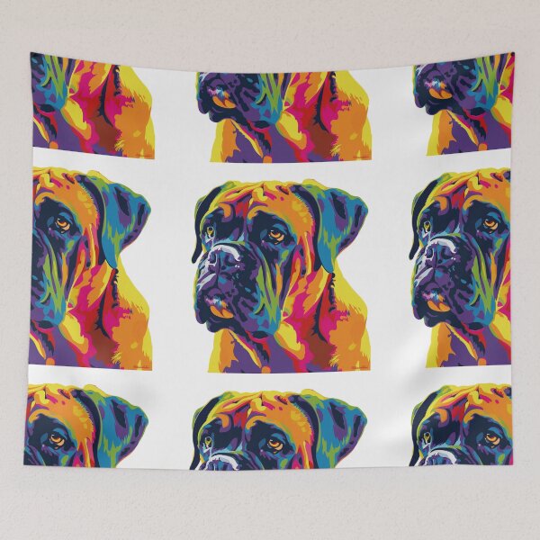 Item preview, Pop art Bullmastiff puppy dog designed and sold by MendaciousMina.