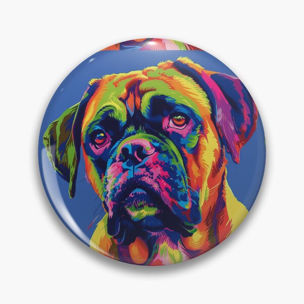 Item preview, Pop art Bullmastiff puppy dog designed and sold by MendaciousMina.