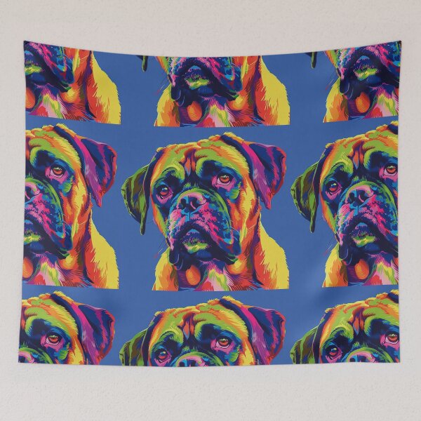 Item preview, Pop art Bullmastiff puppy dog designed and sold by MendaciousMina.