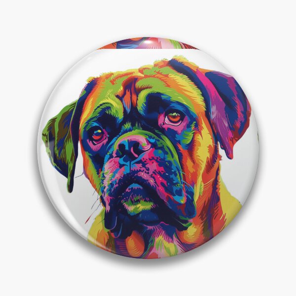 Item preview, Pop art Bullmastiff puppy dog designed and sold by MendaciousMina.