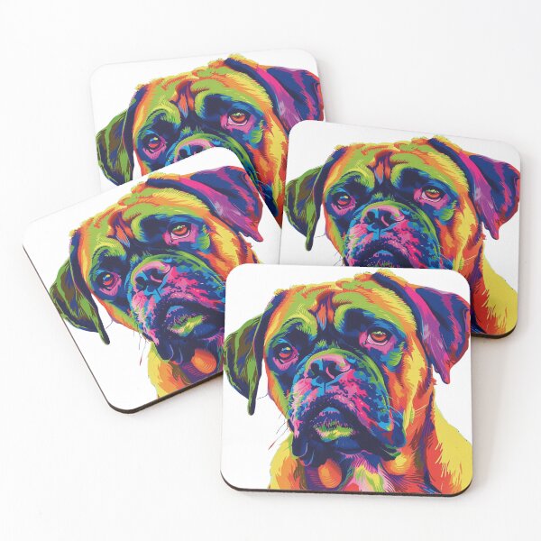 Item preview, Pop art Bullmastiff puppy dog designed and sold by MendaciousMina.