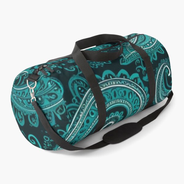 Item preview, Teal and Emerald Blue Intricate Paisley designed and sold by Harmonic_Layers.