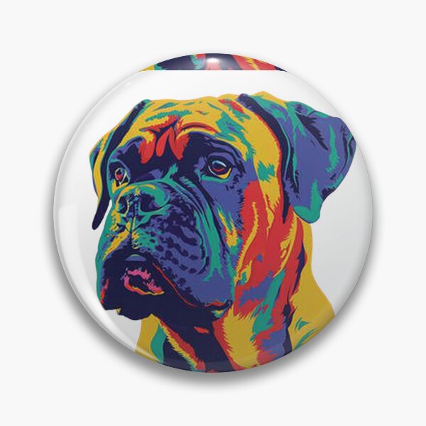 Item preview, Pop art Bullmastiff puppy dog designed and sold by MendaciousMina.