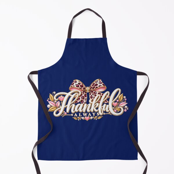 Item preview, Thankful Always – Pink Leopard Bow Thanksgiving designed and sold by HO•Designs.