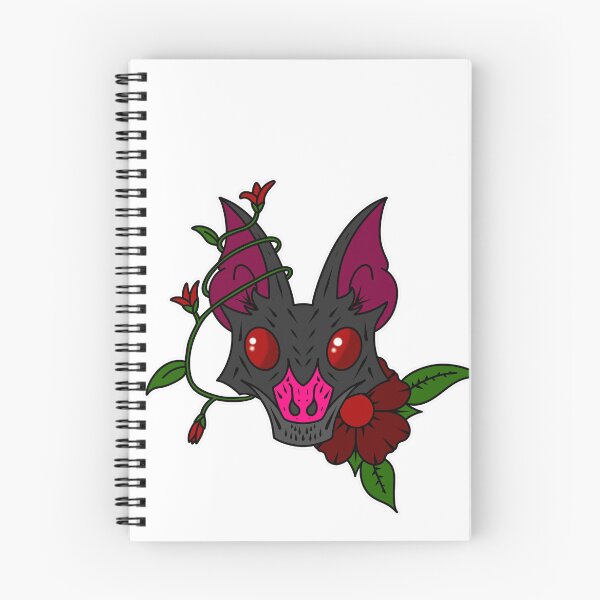 Item preview, Tattoo Design Bat with flowers designed and sold by BluJayGB.