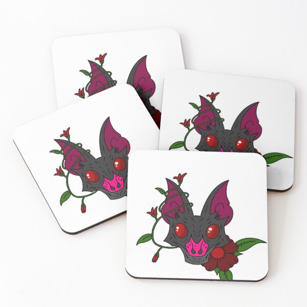 Item preview, Tattoo Design Bat with flowers designed and sold by BluJayGB.