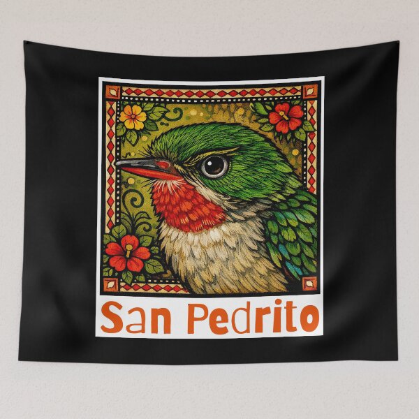 Item preview, San Pedrito Boricua Puerto Rican Bird designed and sold by SoLunAgua ..