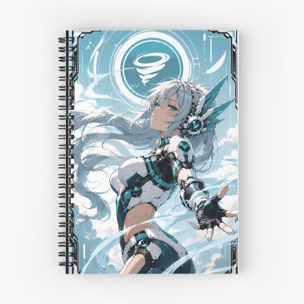 Item preview, Air Element Cyberpunk – Futuristic Anime Mecha Girl designed and sold by Apocalyptic Art Studio.