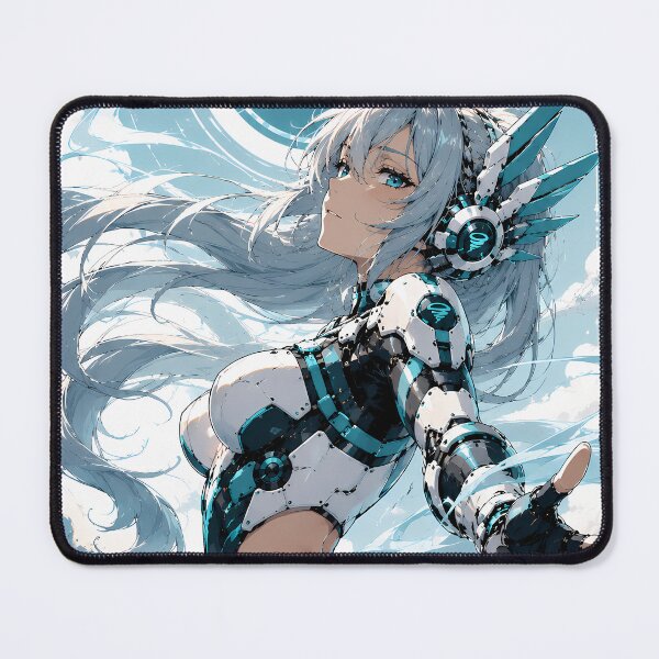 Item preview, Air Element Cyberpunk – Futuristic Anime Mecha Girl designed and sold by Apocalyptic Art Studio.